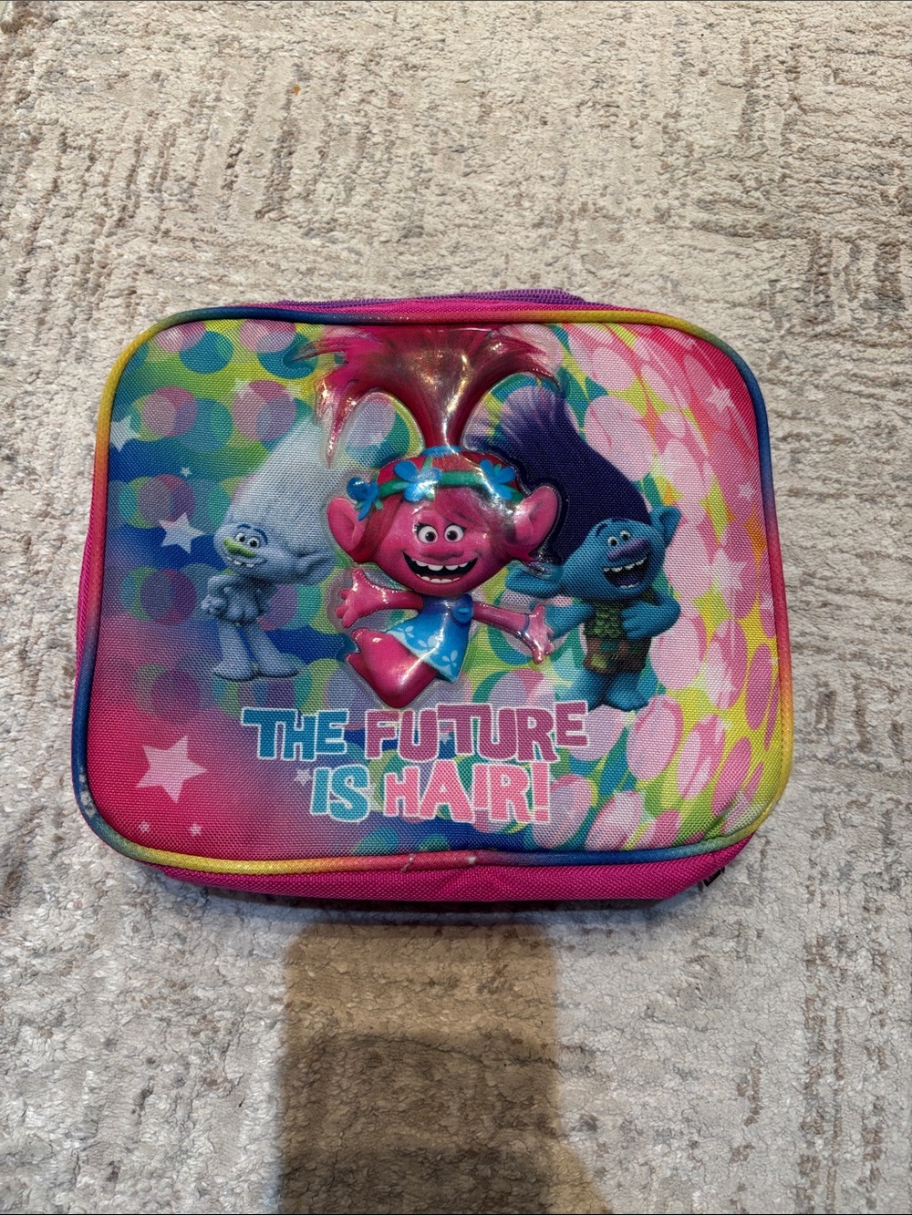 DreamWorks Trolls Pink Kids Lunch Bag — The Future Is Hair Design